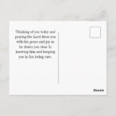 Jeremiah 31:3 Ik ben dol op jullie bijbelse Briefkaart (Achterkant)