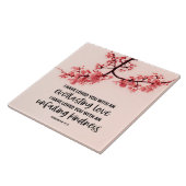 Jeremiah 31:3 Ik ben dol op jullie bijbelse Tegeltje (Zijkant)