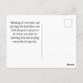 Jeremiah 31:3 Ik heb van je gehouden Bijbelse Vers Briefkaart (Achterkant)