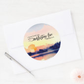 Jeremiah 31:3 Ik heb van je gehouden Bijbelse Vers Ronde Sticker (Envelop)