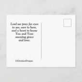 Jeremiah 33:3 Bel me ik zal je antwoorden, Bijbel Briefkaart (Achterkant)