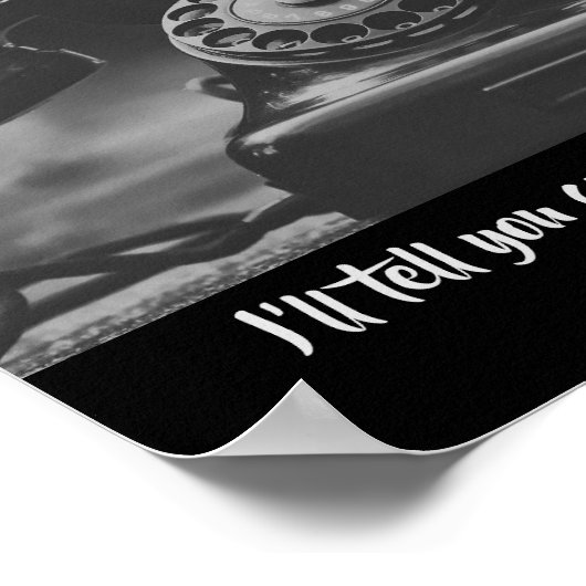 Jeremiah 33:3 Bel me ik zal je antwoorden, Bijbel Poster (Hoek)