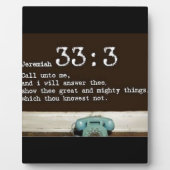 Jeremiah 33:3 fotoplaat (Voorkant)