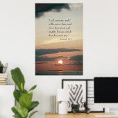 Jeremiah 33:3 poster (Thuiskantoor)