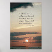 Jeremiah 33:3 poster (Voorkant)