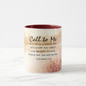 Jeremiah 33:3Call to me and ik zal je antwoorden Mok (Midden)