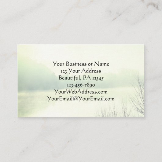 Jeremiah 33:3Call to me and ik zal je antwoorden Visitekaartje (Achterkant)