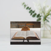 Jeremiah Bijbel 17:7 Briefkaart (Staand voorkant)