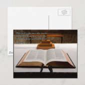 Jeremiah Bijbel 17:7 Briefkaart (Voorkant / Achterkant)