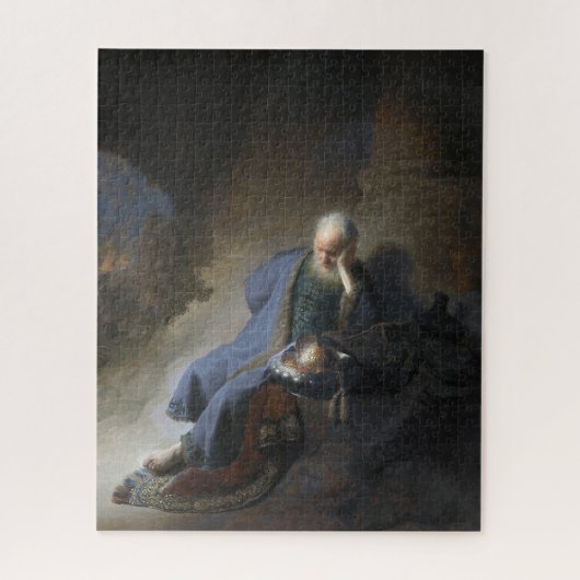 Jeremiah Destruction Jerusalem Bible Rembrandt Legpuzzel (Verticaal)