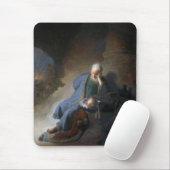 Jeremiah Destruction Jerusalem Bible Rembrandt Muismat (Met muis)