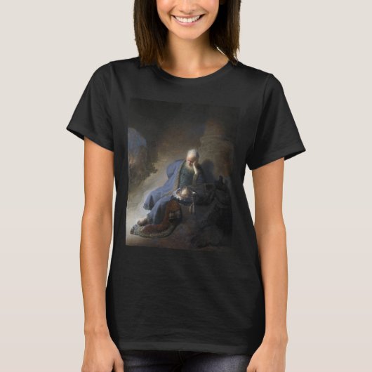 Jeremiah Destruction Jerusalem Bible Rembrandt T-shirt (Voorkant)