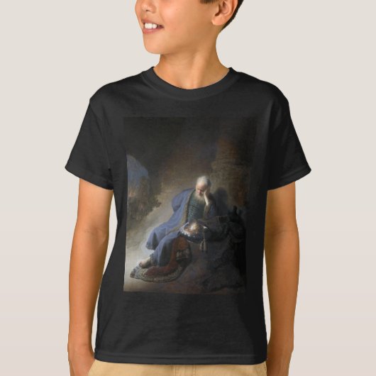 Jeremiah Destruction Jerusalem Bible Rembrandt T-shirt (Voorkant)