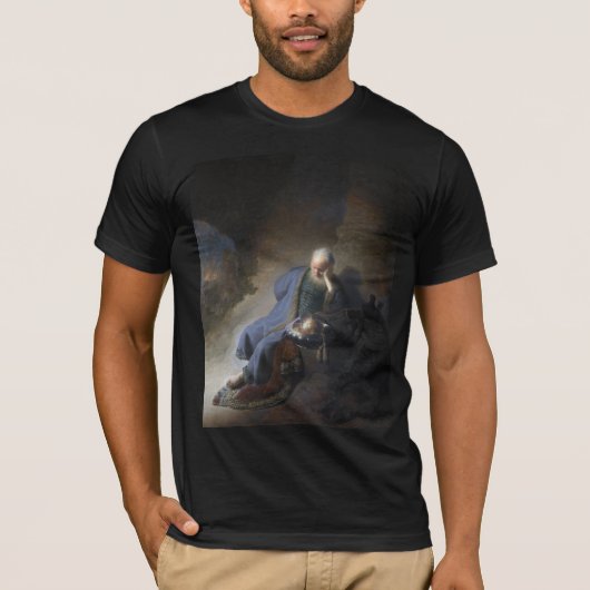 Jeremiah Destruction Jerusalem Bible Rembrandt T-shirt (Voorkant)