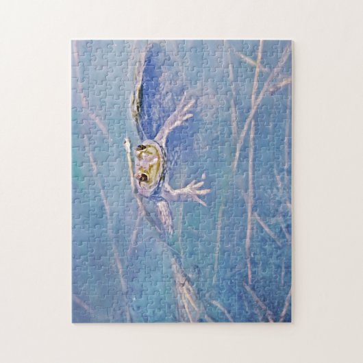 Jeremiah Fun Bullfrog Frog Puzzle Legpuzzel (Verticaal)