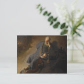 Jeremiah Lamenting over de vernietiging van Jeruza Briefkaart (Staand voorkant)
