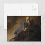 Jeremiah Lamenting over de vernietiging van Jeruza Briefkaart (Voorkant / Achterkant)