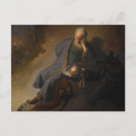 Jeremiah Lamenting over de vernietiging van Jeruza Briefkaart