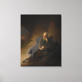 Jeremiah Lamenting over de vernietiging van Jeruza Canvas Afdruk (Voorkant)