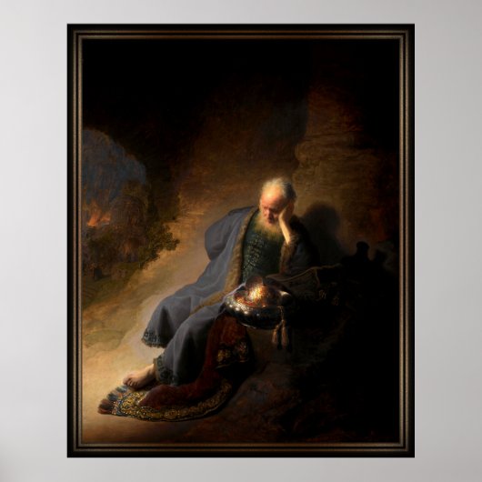 Jeremiah Lamenting over de vernietiging van Jeruza Poster (Voorkant)