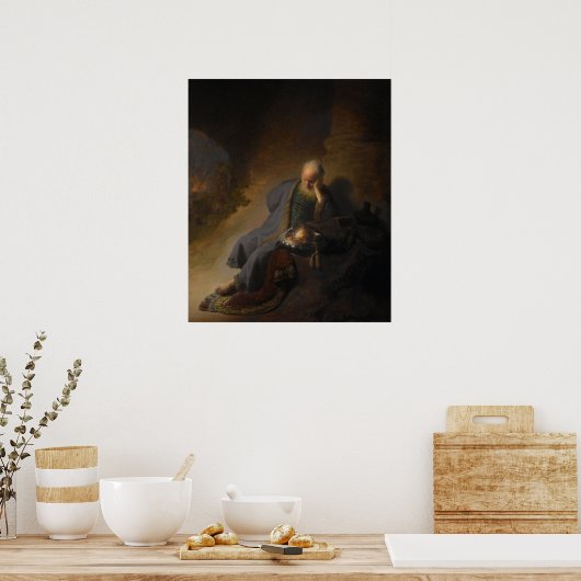 Jeremiah Lamenting over de vernietiging van Jeruza Poster (Keuken)