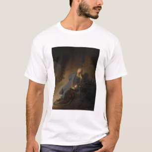 Jeremiah Lamenting over de vernietiging van Jeruza T-shirt