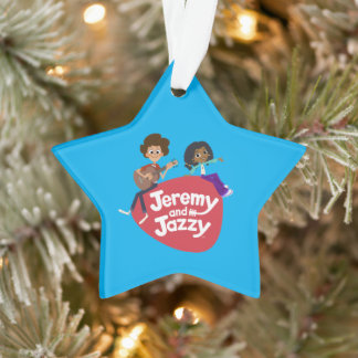 Jeremy and Jazzy Button Ornament