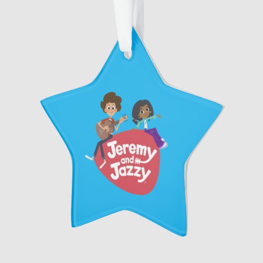 Jeremy and Jazzy Button Ornament (voorkant)