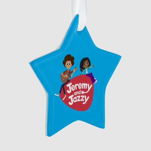 Jeremy and Jazzy Button Ornament (voorkant)