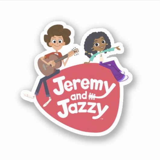 Jeremy and Jazzy Sticker (Voorkant)