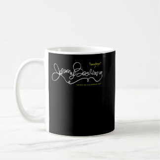 Jeremy Bearimy in wit (met aantekening) Classic T Koffiemok