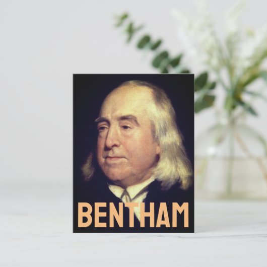 Jeremy Bentham Briefkaart (Staand voorkant)