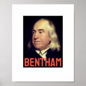 Jeremy Bentham Poster (Voorkant)