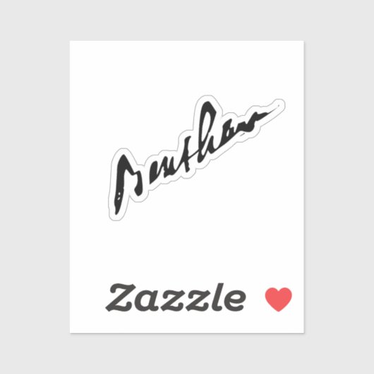 Jeremy Bentham-signaal Sticker (Vel)