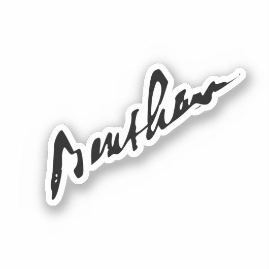 Jeremy Bentham-signaal Sticker (Voorkant)