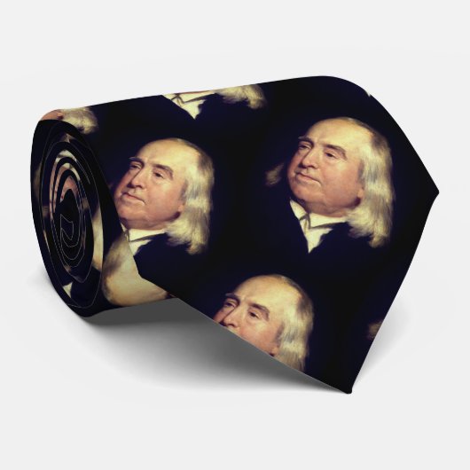 Jeremy Bentham Stropdas (Opgerold)