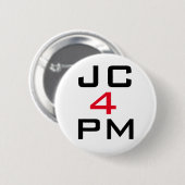 Jeremy Corbyn "JC for PM" Button Badge (Voorkant /achterkant)