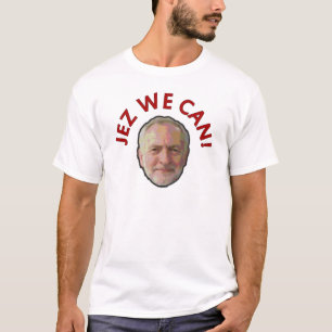 Jeremy Corbyn JEZ, WE KUNNEN! Witte T-shirt
