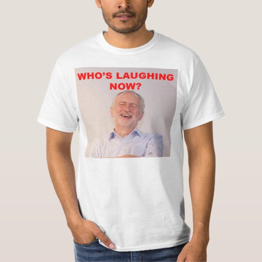 Jeremy Corbyn Laughing T-shirt (Voorkant)