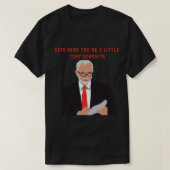 Jeremy Corbyn Tory Gobshite T-shirt (Design voorkant)