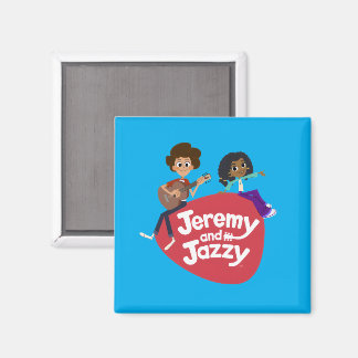 Jeremy en Jazzy Button Magneet