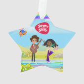 Jeremy en Jazzy Button Ornament (achterkant)