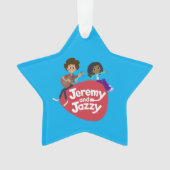 Jeremy en Jazzy Button Ornament (voorkant)
