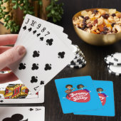 Jeremy en Jazzy Button Pokerkaarten (Insitu)