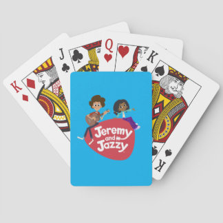 Jeremy en Jazzy Button Pokerkaarten
