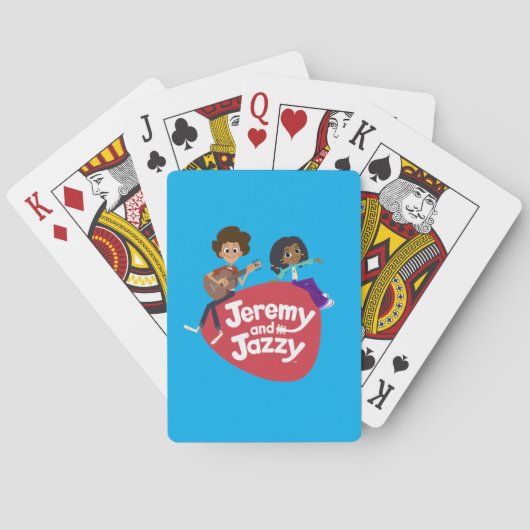 Jeremy en Jazzy Button Pokerkaarten (Achterkant)
