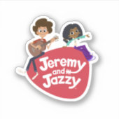 Jeremy en Jazzy Sticker (Voorkant)