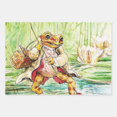 “Jeremy Fisher Catches a Fish” by Beatrix Potter Inpakpapier Vel (Voorkant 2)