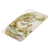 Jeremy Fisher eet lunch van Beatrix Potter Magneet (Linkerzijde)