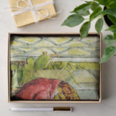 "Jeremy Fisher Leest het nieuws" van Beatrix Potte Tissuepapier (Geschenk)